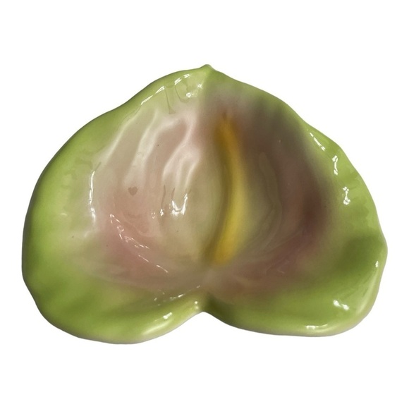 VTG Honolulu Clay Works
Calla Lily Flower Jewelry Tray Hawaii Vanity 5"x5.5" - Picture 5 of 11